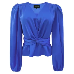 Bluser & Skjorter<Liberté Tiki LS Twist Blouse Blå