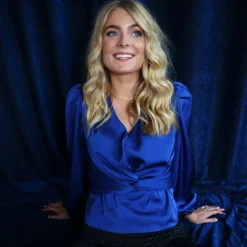 Bluser & Skjorter<Liberté Tiki LS Twist Blouse Blå