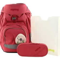 Tasker<Ergobag Tilpasselig skolesæt Pink
