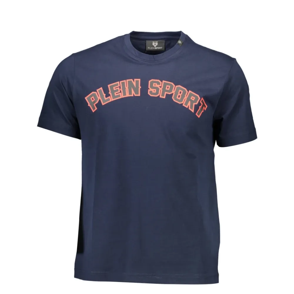 T-Shirts & Toppe<Plein Sport TIPS117 T-Shirt Blå