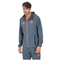 Skaljakker^Adidas Originals Tiro 25 Competition Vis Tech Travel Jacket Grå