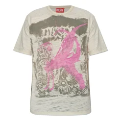 T-Shirts^Diesel T-JALO-A T-shirt Beige