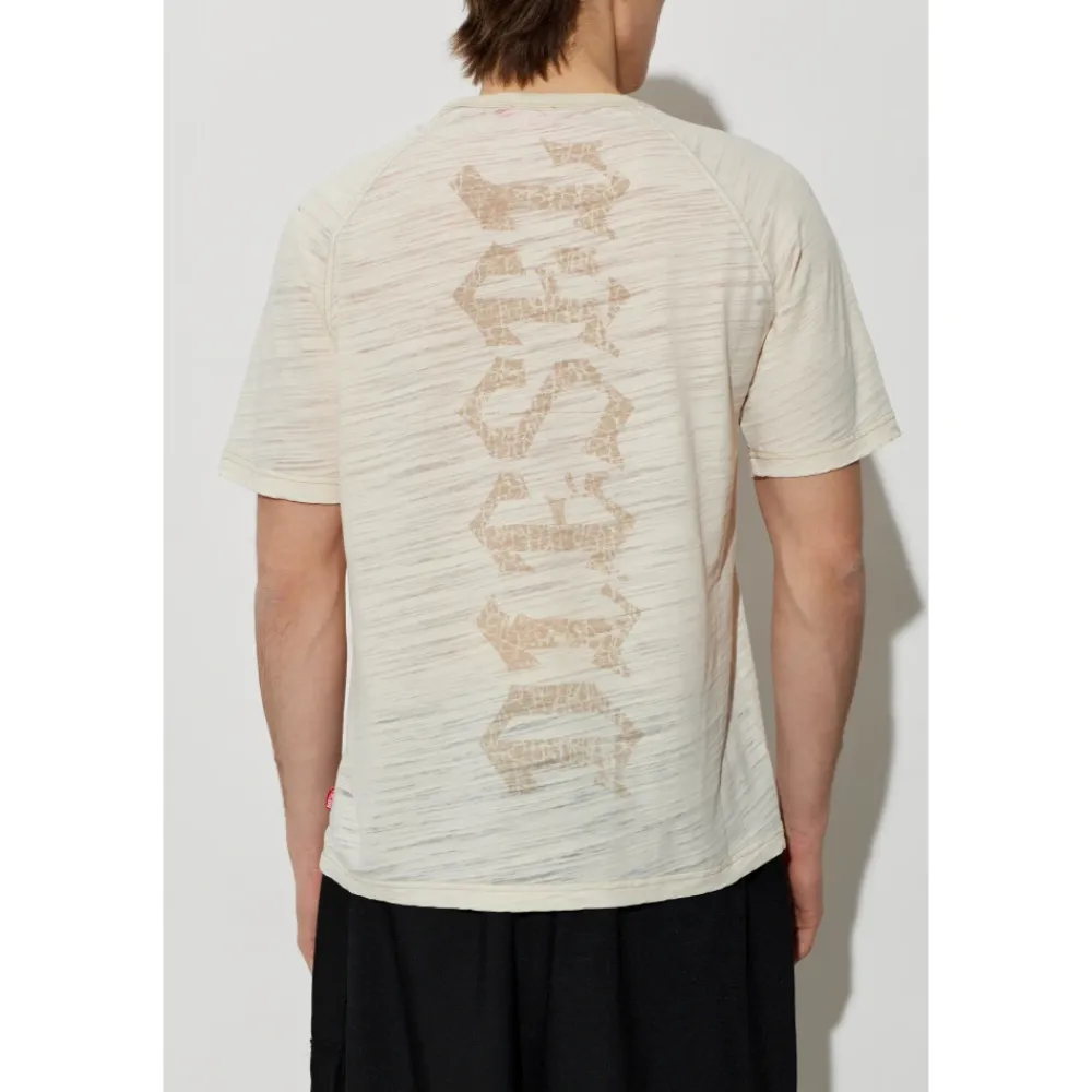 T-Shirts^Diesel T-JALO-A T-shirt Beige