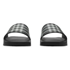 Sandaler<Burberry Tjek Print e Sandaler Produceret i Italien Sort