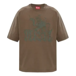 T-Shirts^Diesel T-JUSSI-A T-Shirt Brun