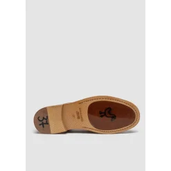 Loafers<Elia Maurizi To-farvet Penny Loafer i Tan & Tobak Brun