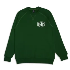 Trøjer|Sweatshirts^Deus Ex Machina Tokyo Address Crew Hillside Grøn