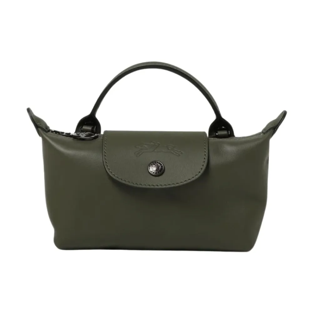 Bæltetasker^Longchamp Top Handle Håndtaske Grøn