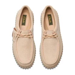 Snøresko^Clarks Torhill Bee Laced Sneakers Beige