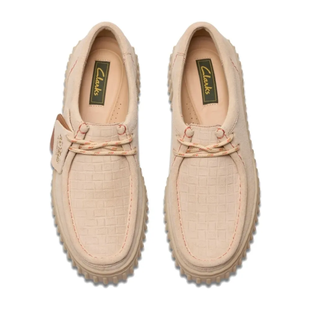 Snøresko^Clarks Torhill Bee Laced Sneakers Beige