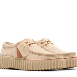 Snøresko^Clarks Torhill Bee Laced Sneakers Beige