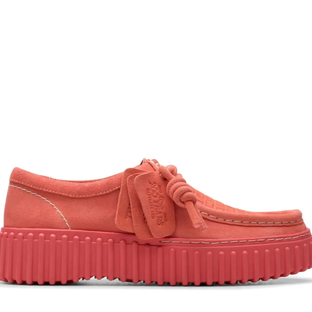 Snøresko<Clarks Torhill Bee Snøresko Rød