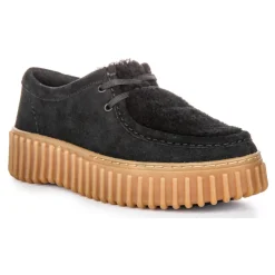 Snøresko<Clarks Torhill Bee Snøresko Sort