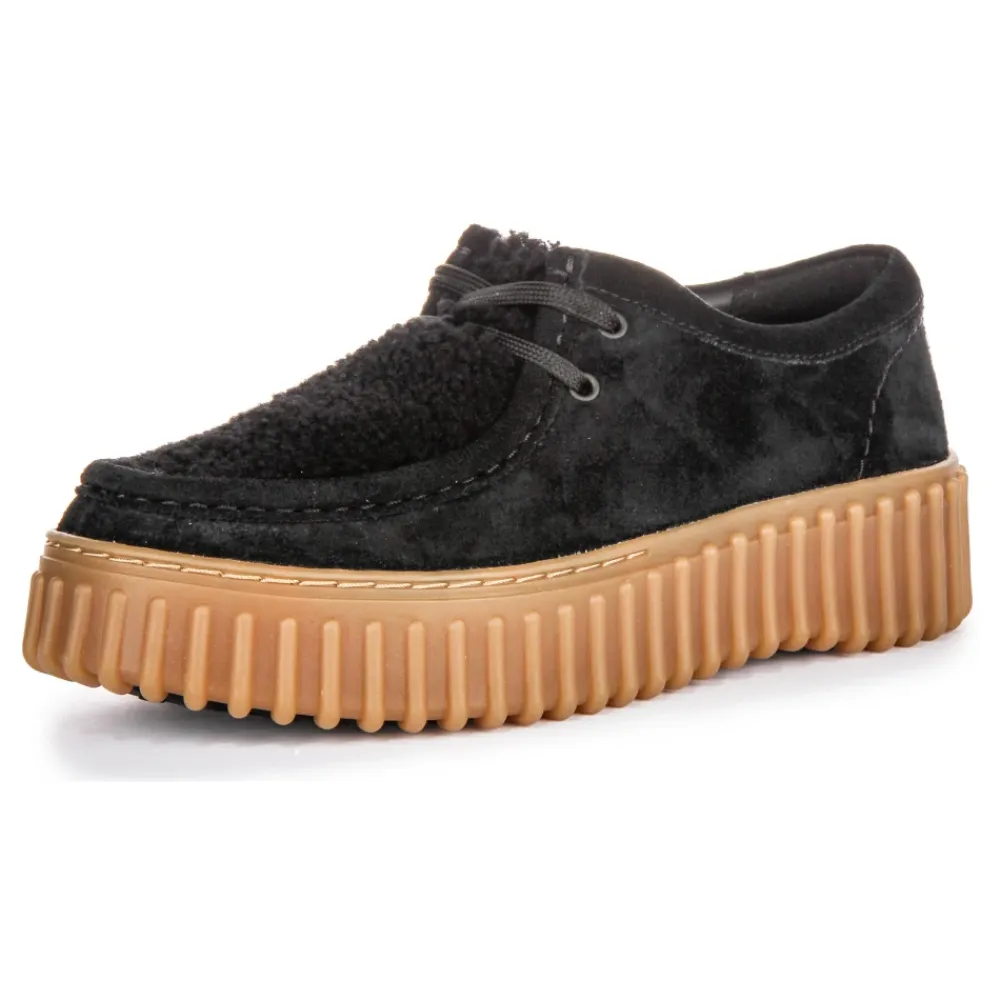 Snøresko<Clarks Torhill Bee Snøresko Sort