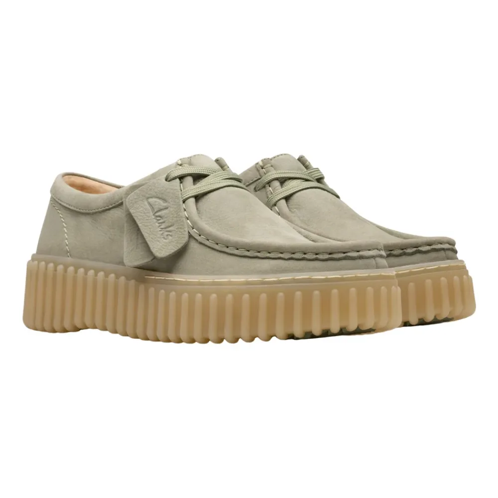 Snøresko^Clarks Torhill Snøresko Grøn