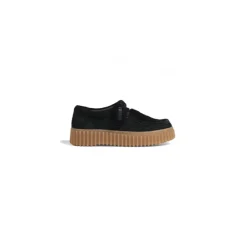 Snøresko^Clarks Torhill Suede Crepe Casual Sko Sort
