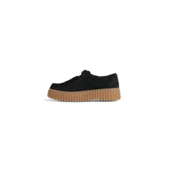 Snøresko^Clarks Torhill Suede Crepe Casual Sko Sort