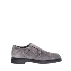 Business Sko<Florsheim Tower Suede Cap Toe Double Monk Grå