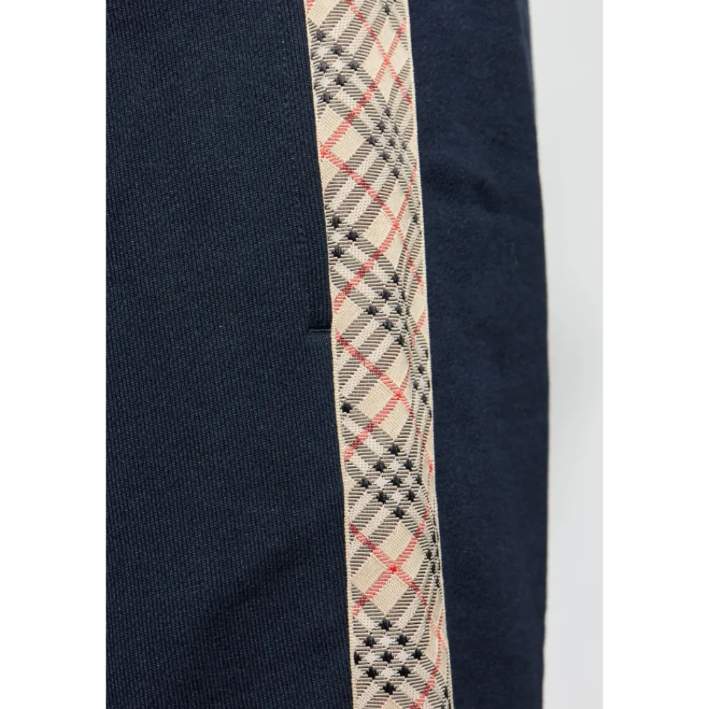 Bukser^Burberry Track Pants med Sidestriber Blå