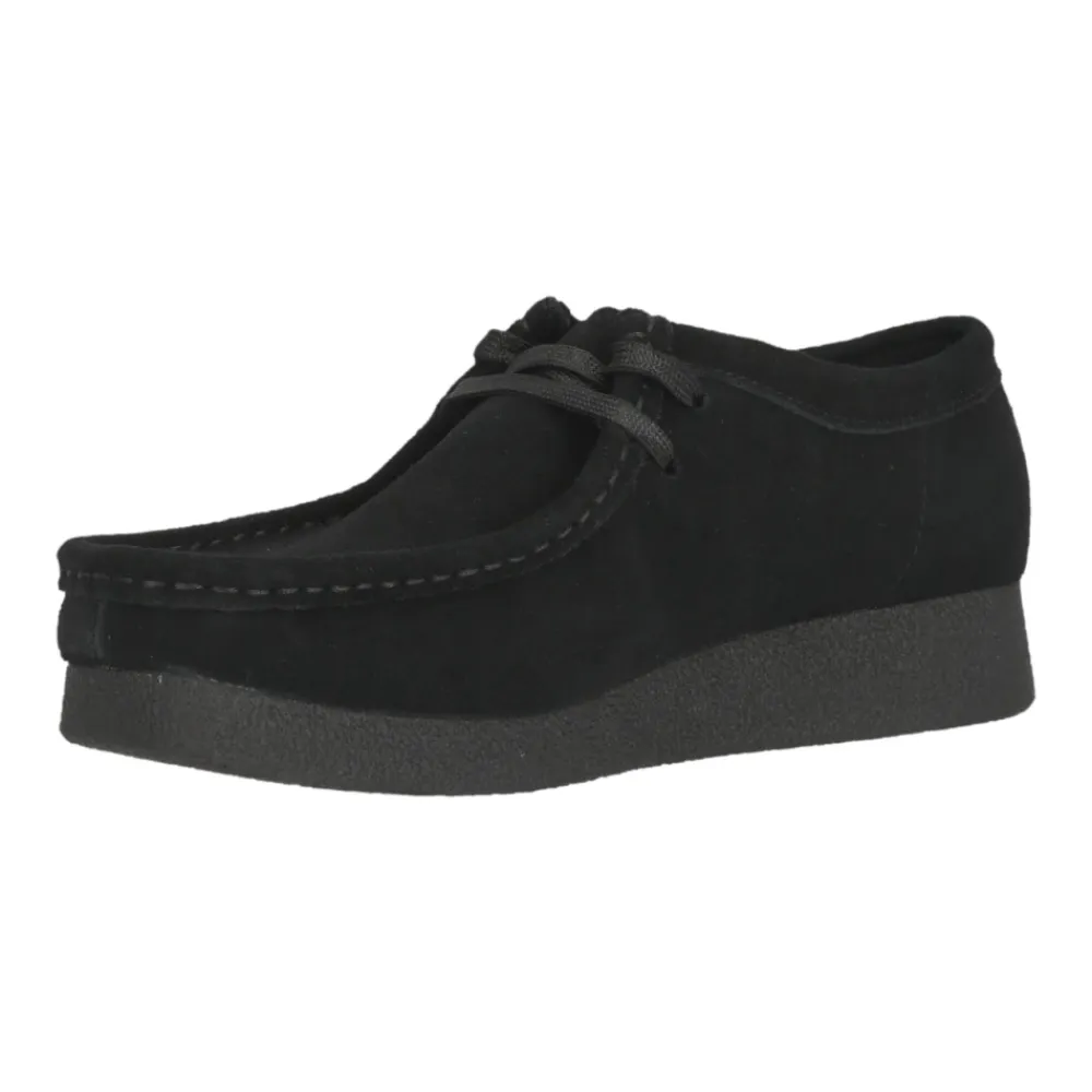 Snøresko^Clarks Trainers Wallabeeevosh Fritidssko Sort
