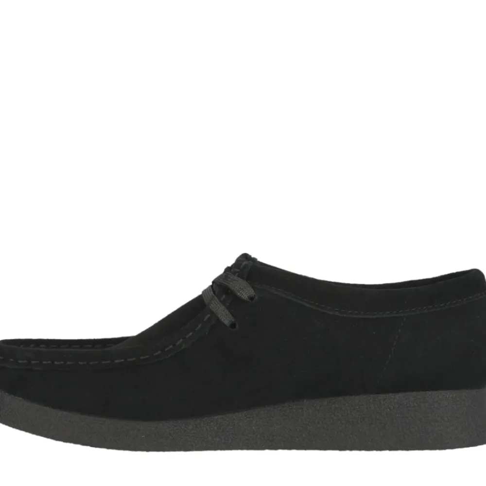 Snøresko^Clarks Trainers Wallabeeevosh Fritidssko Sort