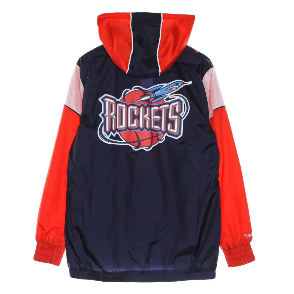 Skaljakker<Mitchell & Ness Trådbar Windbreaker NBA Highlight Rød