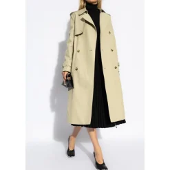 Frakker^Burberry Trenchcoat med bælte Beige
