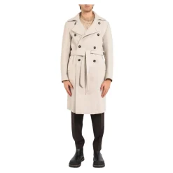 Frakker<Daniele Alessandrini Trenchcoats Beige