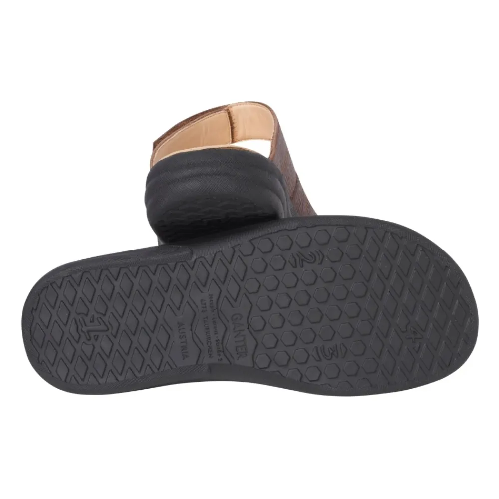 Sandaler^Ganter Tre-strop e Sandaler Brun