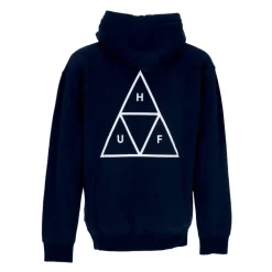 Trøjer<HUF Triangle Po Hoodie Sæt Navy Blå