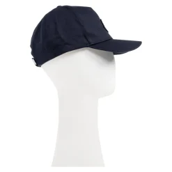 Huer & Kasketter^Moncler Tricolor Logo Bomuld Baseball Cap Blå