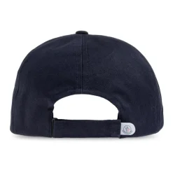 Huer & Kasketter^Moncler Tricolor Logo Bomuld Baseball Cap Blå
