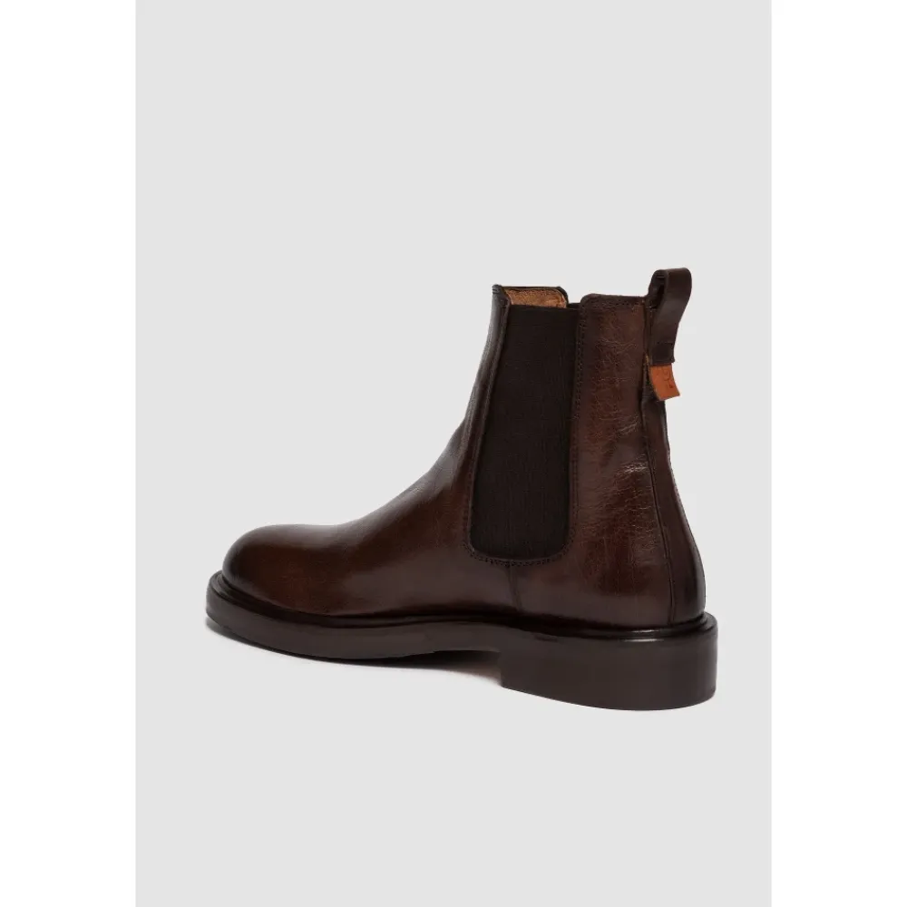 Chelsea Boots^Elia Maurizi Triple Sole Chelsea Boot i Mørke Brun