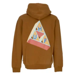 Trøjer^HUF Triple Triangle Langærmet Hættetrøje Brun