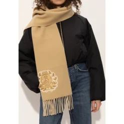 Halstørklæder Og Tørklæder<Burberry Tørklæde med broderet logo Beige