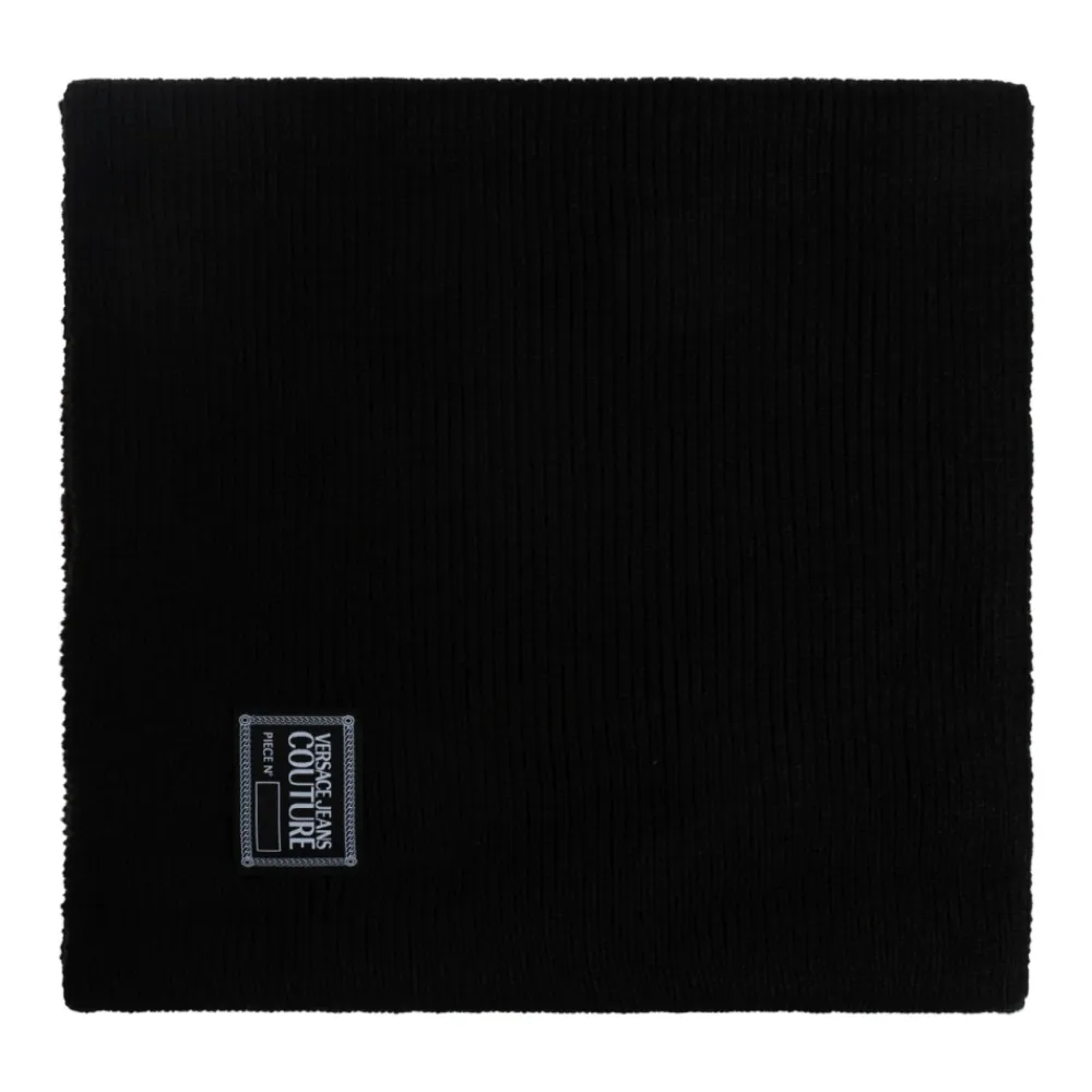 Halstørklæder Og Tørklæder^Versace Jeans Couture Tørklæde med logo-patch Sort