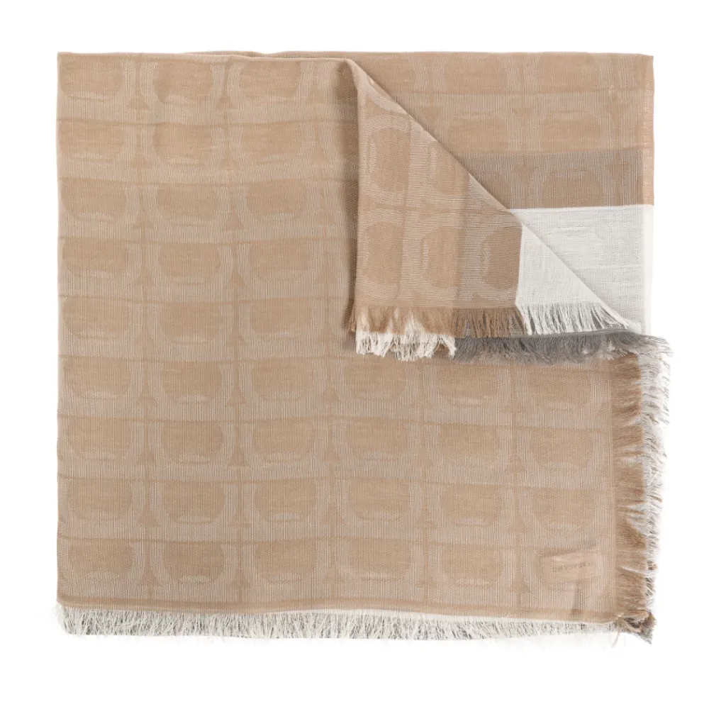 Halstørklæder Og Tørklæder^Ferragamo Tørklæde med monogram Beige