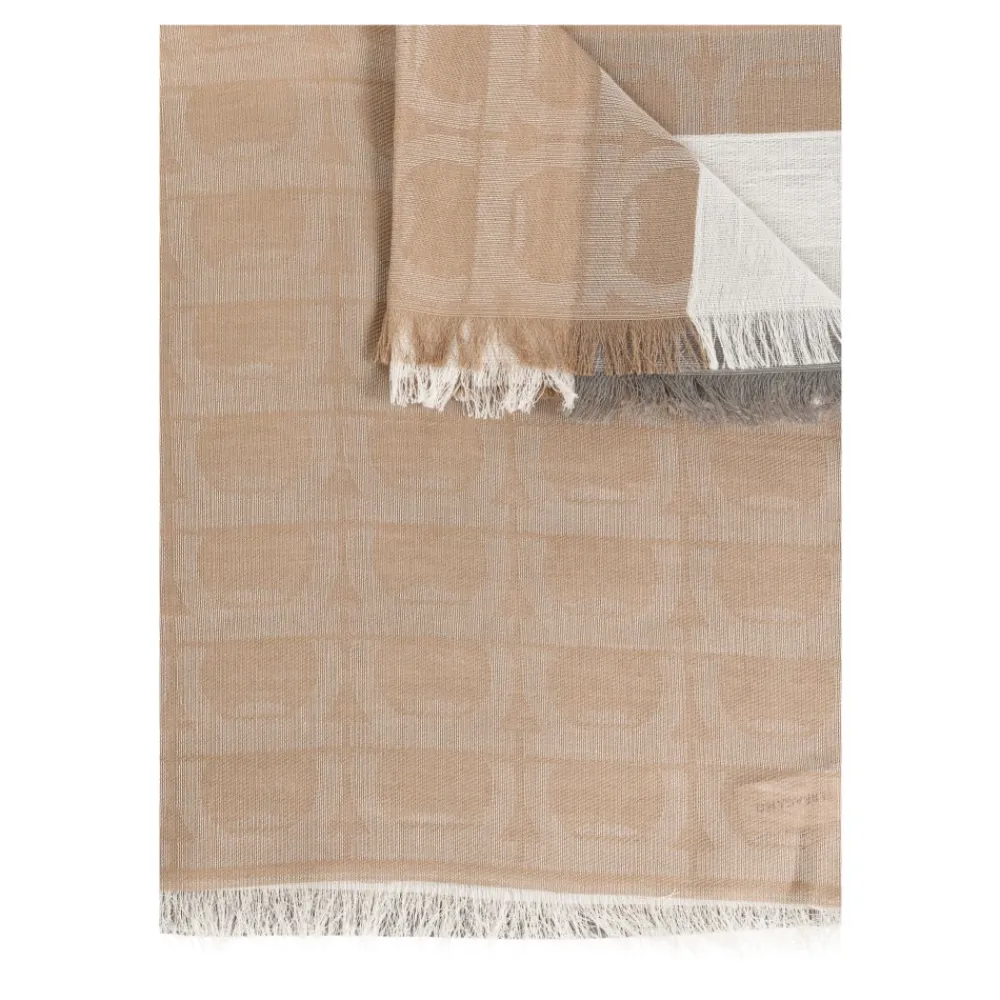 Halstørklæder Og Tørklæder^Ferragamo Tørklæde med monogram Beige