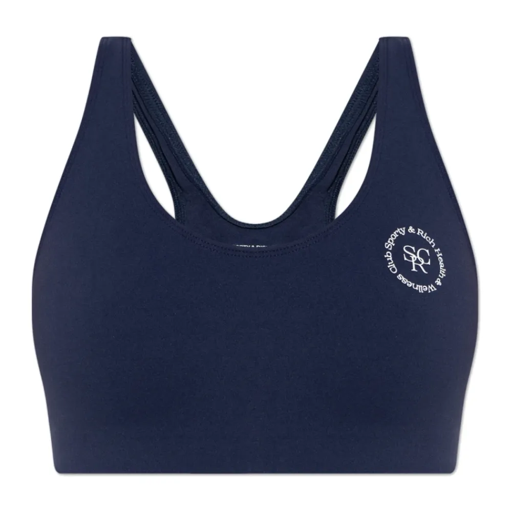 T-Shirts & Toppe<Sporty & Rich Træningsbh fra 47 & The New York Yankees kollektionen Blå