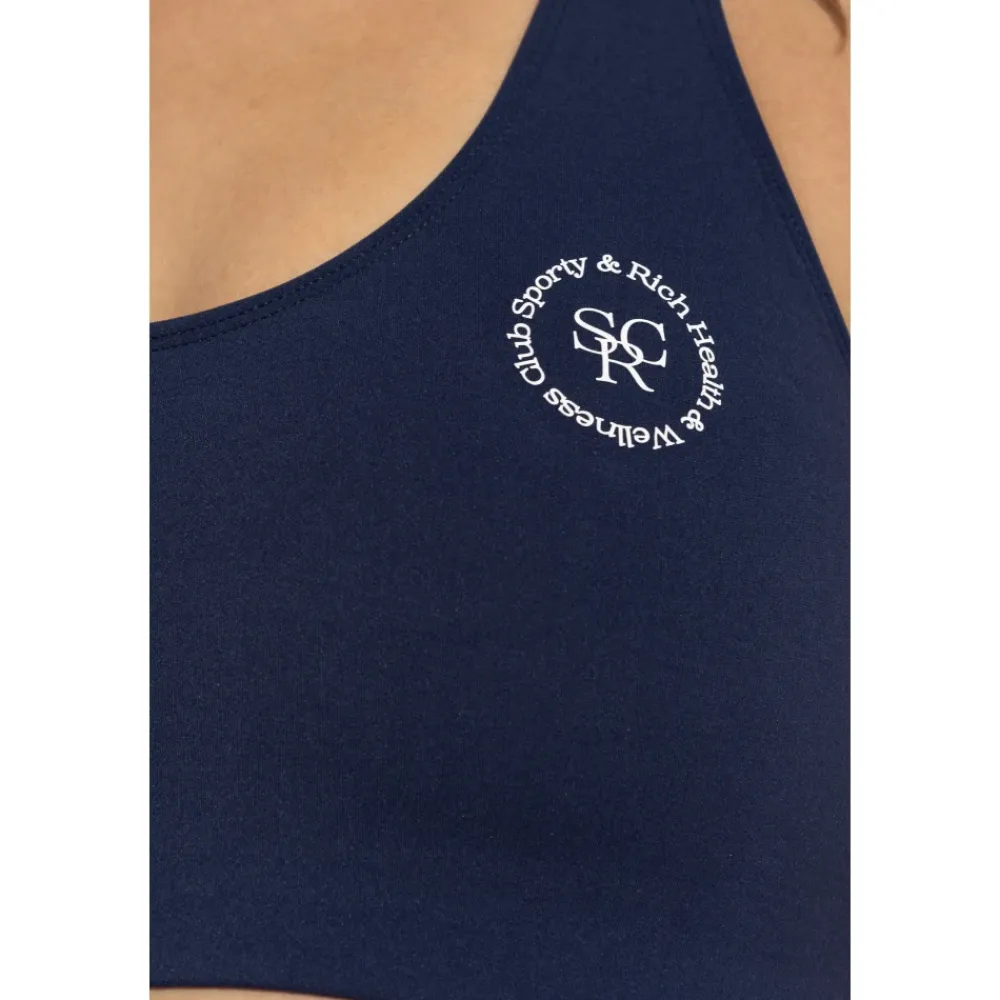 T-Shirts & Toppe<Sporty & Rich Træningsbh fra 47 & The New York Yankees kollektionen Blå
