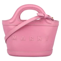 Tasker<Marni Tropicalia Læder Håndtaske Pink