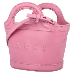 Tasker<Marni Tropicalia Læder Håndtaske Pink