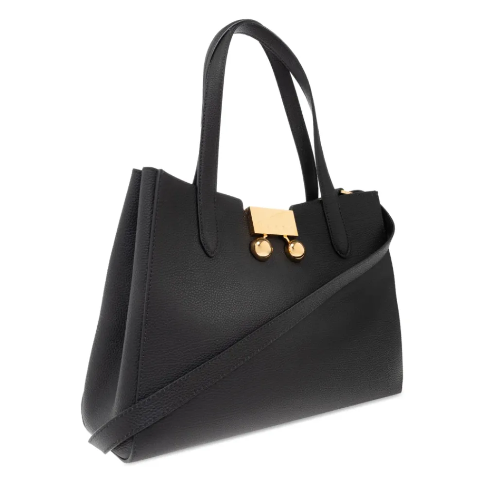 Håndtasker^Marni Trunkaroo Shopper Taske Sort