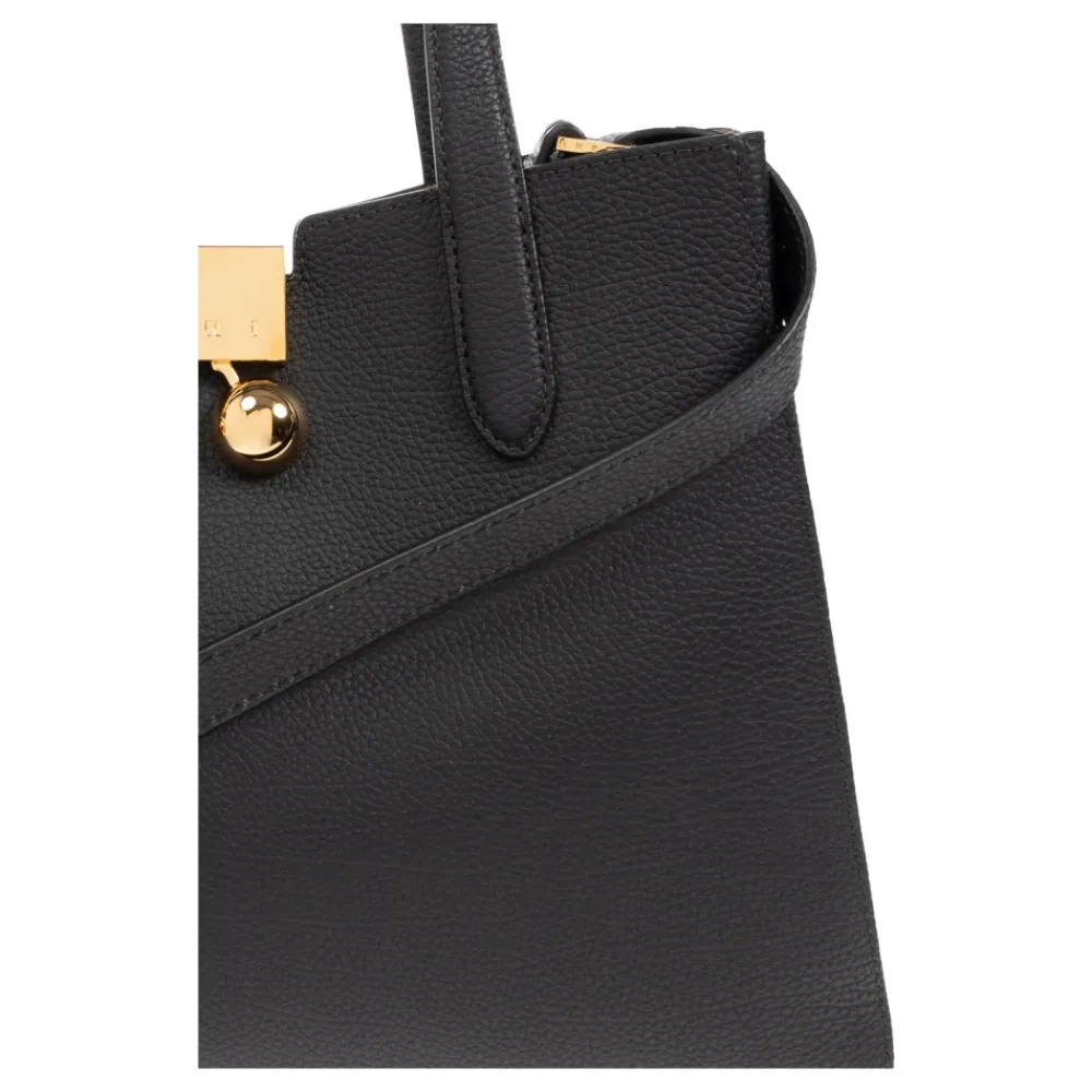 Håndtasker^Marni Trunkaroo Shopper Taske Sort