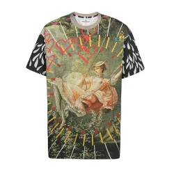T-Shirts^Vivienne Westwood Trykt bomulds T-shirt Multifarvet
