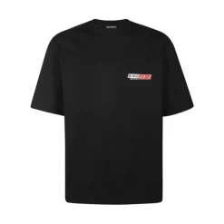 T-Shirts^Balenciaga Trykt Logo Oversized T-shirt Sort