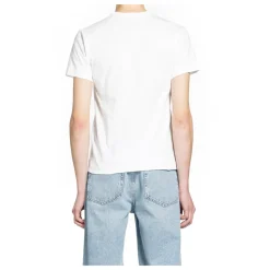 T-Shirts<Comme des Garçons Play T-Shirt Emblem Knit Hvid