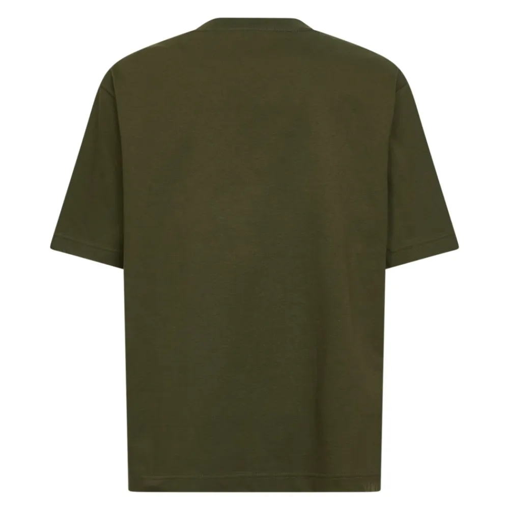 T-Shirts^Gucci T-shirt i bomuldsjersey med broderi Grøn