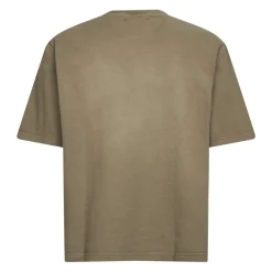 T-Shirts^Golden Goose T-shirt i bomuldsjersey med broderet logo Beige