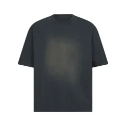 T-Shirts<Golden Goose T-shirt i bomuldsjersey med broderet logo Sort